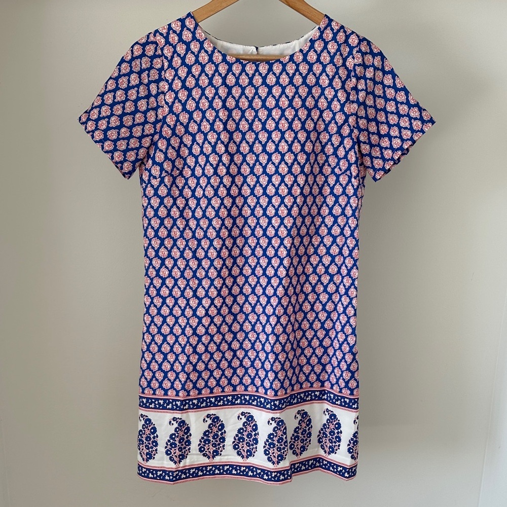 J.Crew Paisley‎ Print Gallery Shift Dress